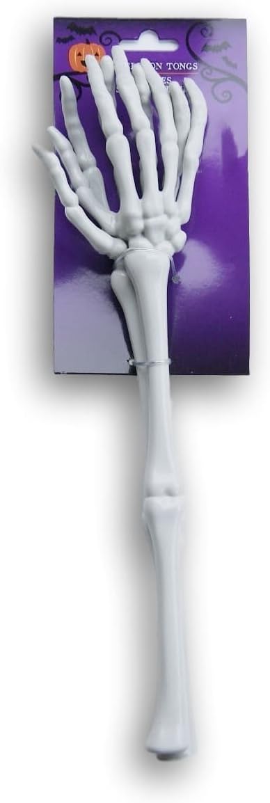 Skeleton Hand Salad & Serving Tongs