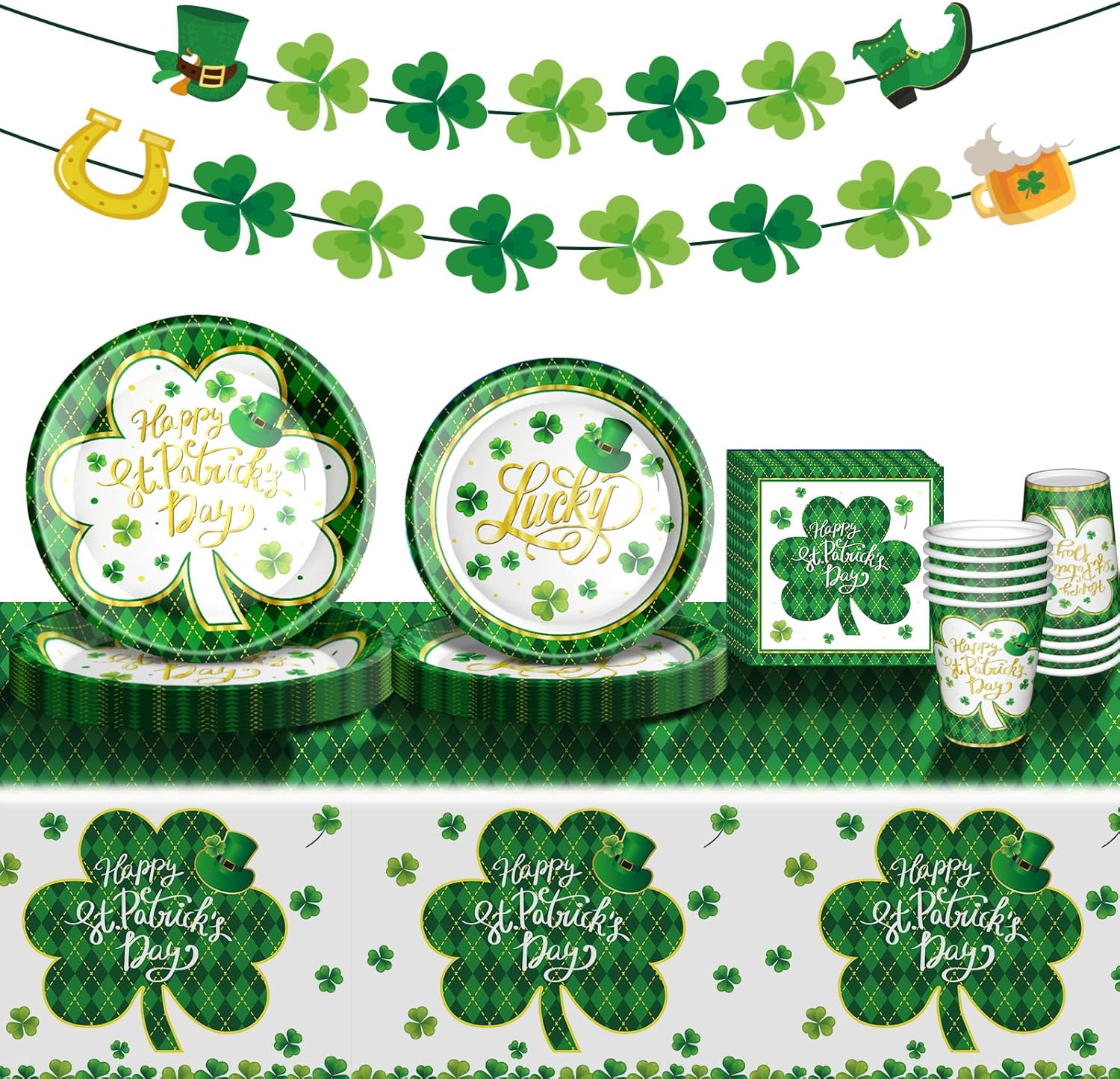 St. Patrick's Day Tableware Set